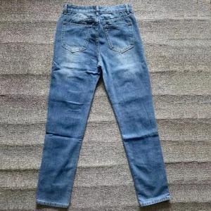 White Embroidery Skinny Ripped Jeans Men Cotton Stretchy Hole Slim Fit Hip Hop Denim Pants