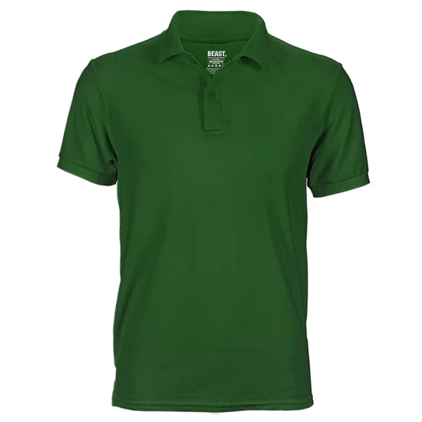 T-Shirt Republic - Dark Green Men's Premium Polo T Shirt